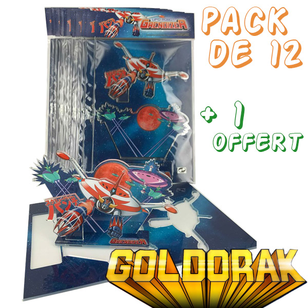 Pack Goldorak Diorama Acrylique 12 + 1